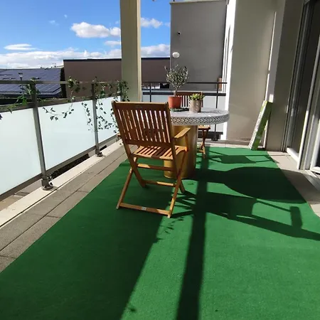 아파트 Escal'home Design Au Pied De L'aeroport, Parkings 블라냑